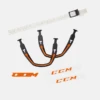 ACC SUPERTACK X LOGOS/EARLOOP/STRAP Black/Special Orange OSFA -Professional Skate Service image
