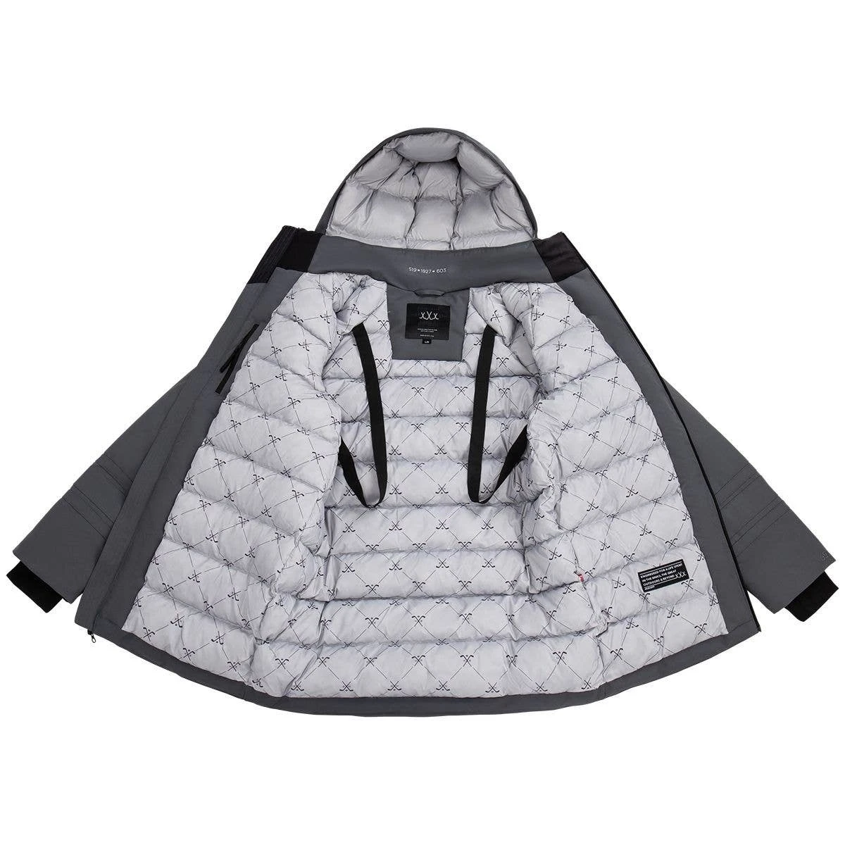 BAUER ULTIMT FAN HOODED PARKA MENS GRY 6 BAUER ULTIMT FAN HOODED PARKA MENS GRY - Image 4