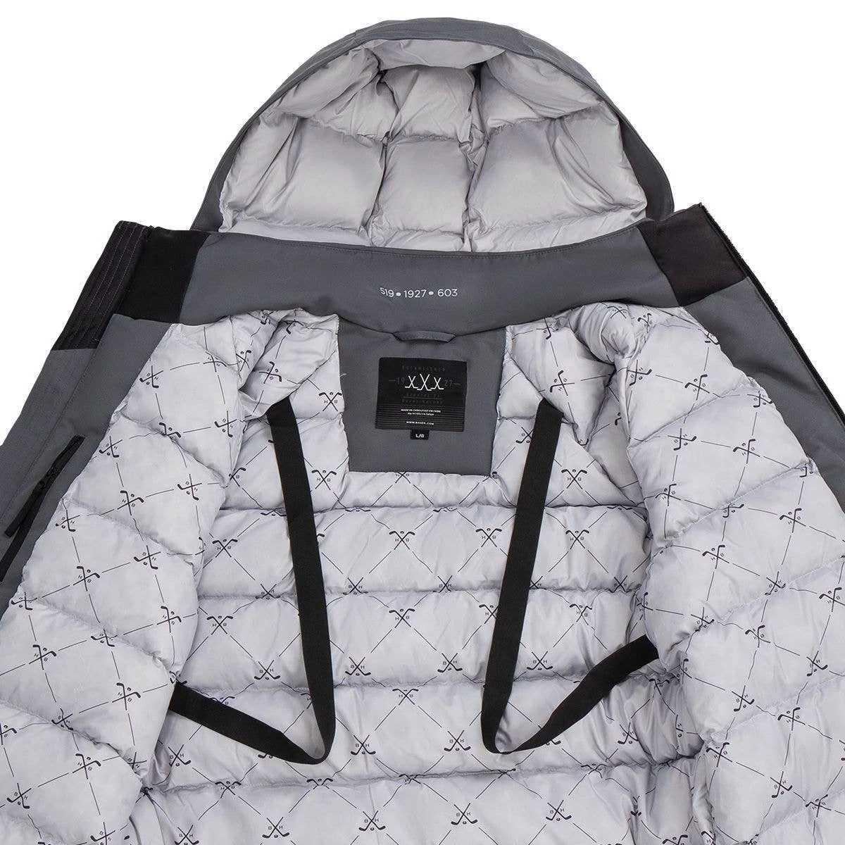 BAUER ULTIMT FAN HOODED PARKA MENS GRY 8 BAUER ULTIMT FAN HOODED PARKA MENS GRY - Image 6