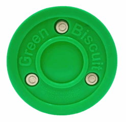 GREEN BISCUIT OFF ICE PUCK