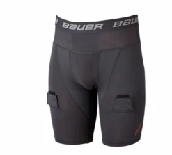 S19 BAUER PRO LOCK JOCK SHORT SR-DGY XS